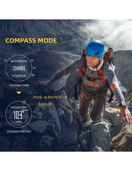 NORTH EDGE AQUA – Montre De Plongée Multi-fonctions