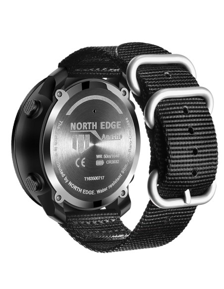 NORTH EDGE - Montre Militaire multifonction pour Homme