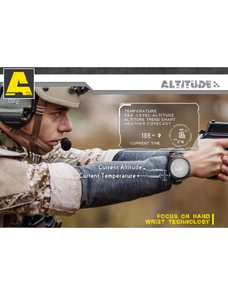 NORTH EDGE - Montre Militaire multifonction pour Homme