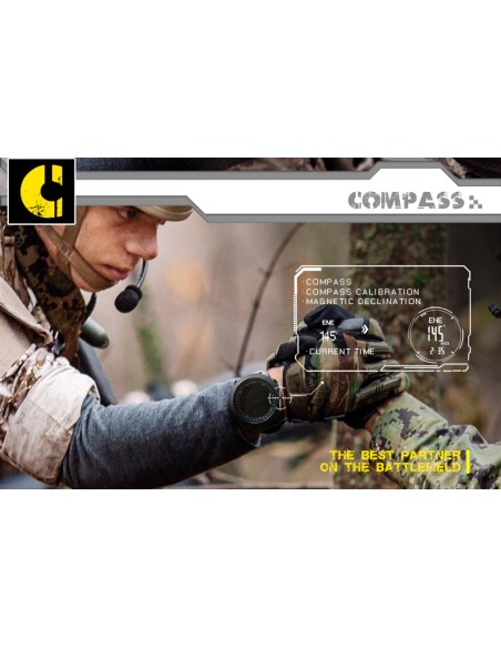 NORTH EDGE - Montre Militaire multifonction pour Homme